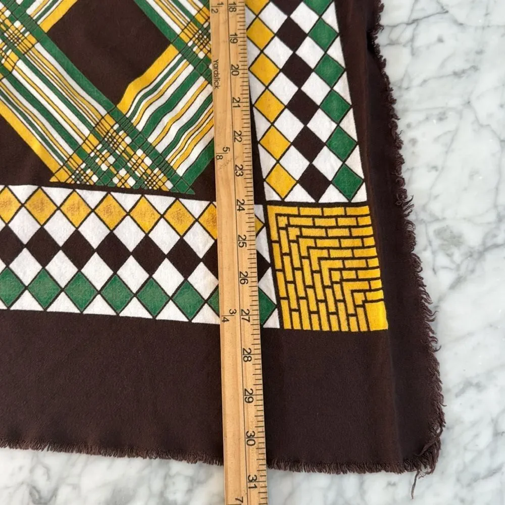 Vintage 60’s - 70’s Scarf Neck Tie Accessory 25x31”